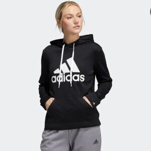 Brand New adidas Women's Aeroready Game and Go Big Logo Sportswear Hoodie